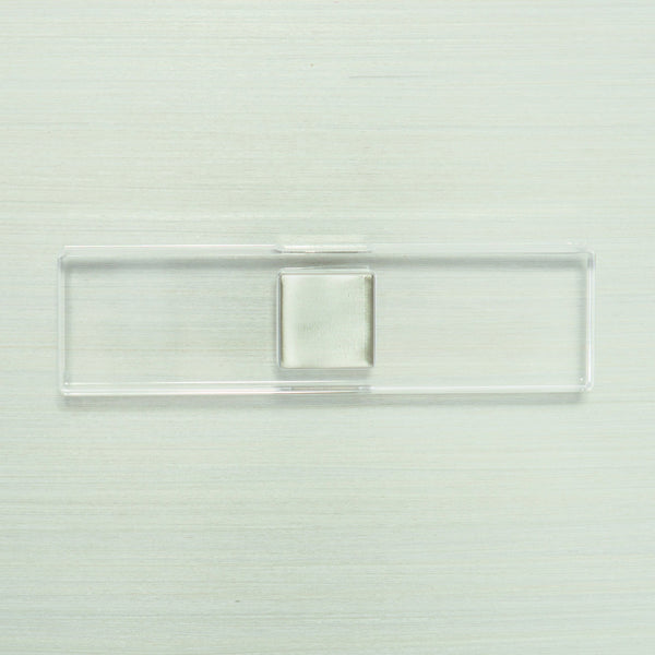 Bernhardt Bernhardt Axiom Oval Nightstand Modern Sculptural Bedside Table With Curved Front, Acrylic Hardware, 36"W X 21"D X 30"H 381213