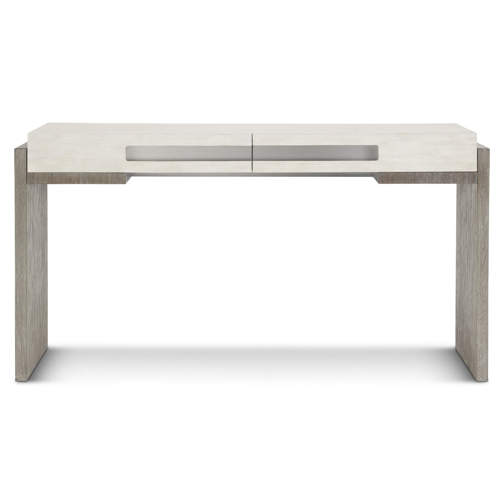 Bernhardt Bernhardt Two-Tone Console Table 60"W — Light Acacia Top, Soft-Close Drawers, Adjustable Glides, Anti-Tip Safety 306910