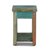 Christopher Knight Home® - Noble House - Meader Boho Handmade Distressed Mango Wood Large Side Table