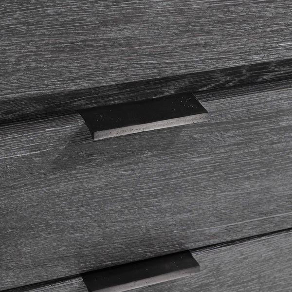 Bernhardt Bernhardt Menton Buffet With Sutton Rustic Oak Finish, Ribbed Doors, Cast Aluminum Pulls, Adjustable Shelves 352132