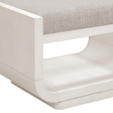 Brighton Bed Bench White, North Star Finish P378132 Pulaski Furniture