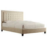 Sinead Square Button-Tufted Upholstered Bed