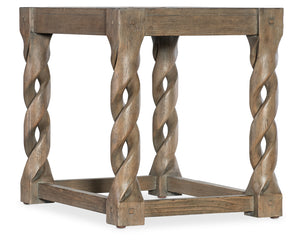 Commerce & Market Jack O'bein End Table Medium Wood CommMarket Collection 7228-80204-85 Hooker Furniture