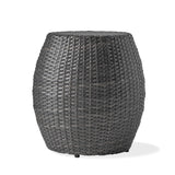 Christopher Knight Home® - Noble House - Canary Outdoor Grey Wicker 14 Inch Side Table