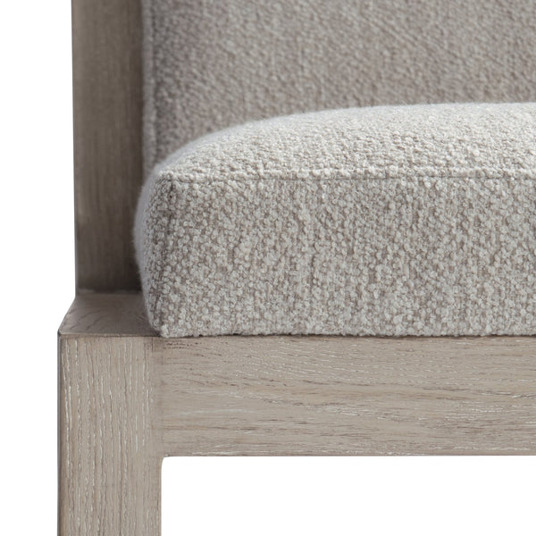 Bernhardt Bernhardt Prado Side Chair With Tawny Solid Wood Frame, Raised Upholstery, Cushioned Comfort 324541A