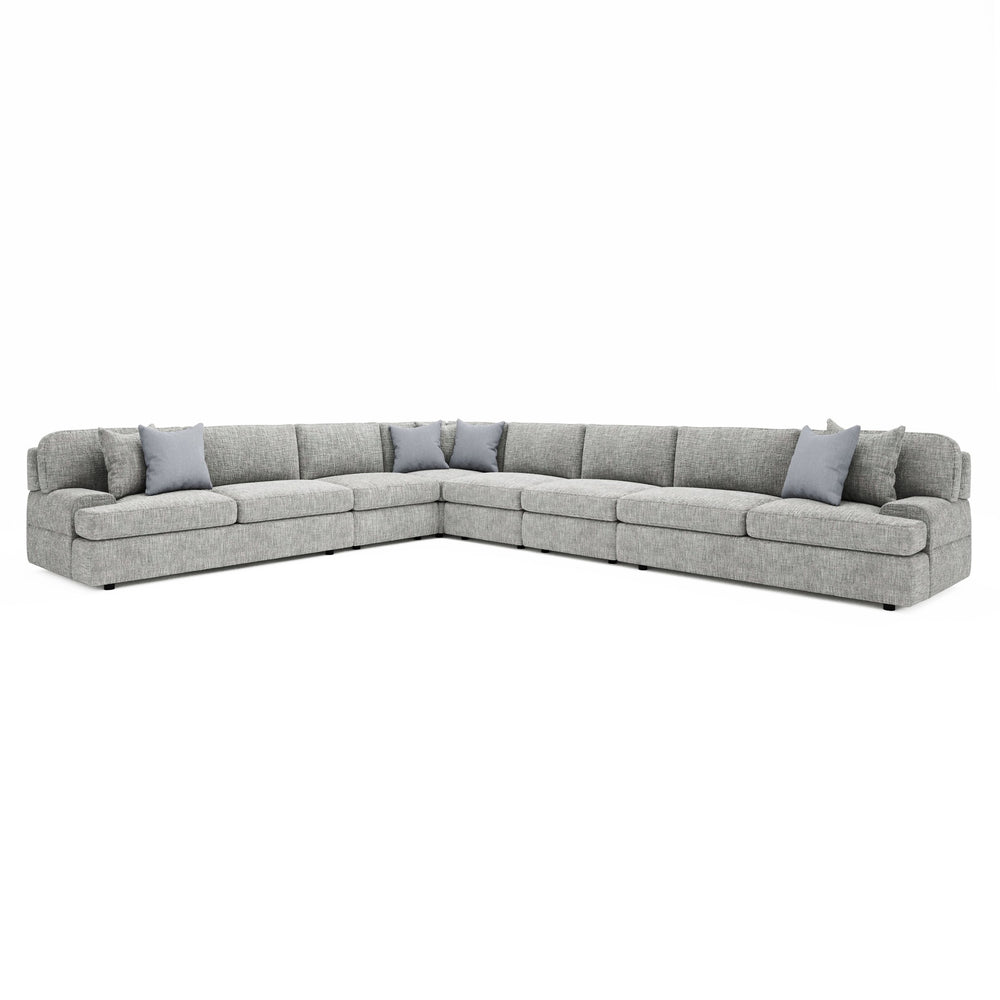 Bernhardt Bernhardt Serena Sectional With Low-Profile Frame And Deep Cushions For Modern Comfort And Style - Made to Order Grey K2027