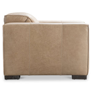 Bernhardt Bernhardt Nest Power Recliner in Plush Leather with Track Arms for Modern Living 402RLO