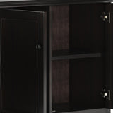 Amherst Wide 3 Door Storage Cabinet Hickory Brown B136P158350 Hearth and Haven