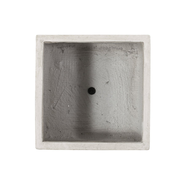 English Elm Ella Outdoor Square Mgo Planter Stone Finish Handcrafted Patio Entryway Large Box 70628.00WHI