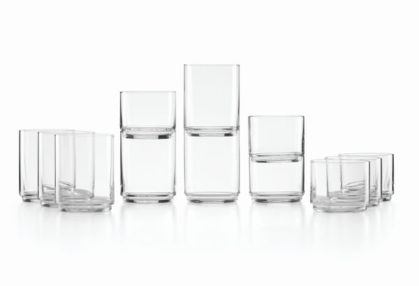 Lenox Tuscany Classics Stackable 12-Piece Tall & Short Glasses Clear, NO COLOR GLASS,CRYSTAL 893753