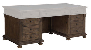 Hekman Furniture 79400p Elegant Peds & Modesty Panel For Stylish Home Décor –  Quality Design Wellington Java Peds & Modesty Panel 79420p