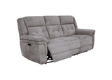 Parker House Richland - Bristol Grey Power Reclining Sofa And Recliner Grey 100% Polyester (S) Mric-31ph-brgr