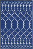 Nourison Whimsicle WHS02 Machine Made Power-loomed No Border Indoor Only Bohemian Farmhouse Rug Navy, Navy 100% Polypropylene 99446831026