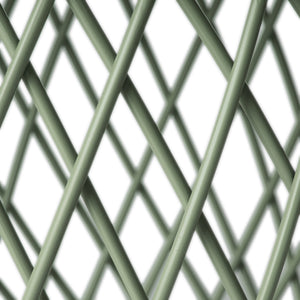 English Elm Alamera Lattice Iron Side Table Powder Coated Matte Finish for Indoor Outdoor Use 60745.00GRN