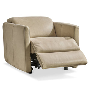 Bernhardt Bernhardt Sierra Power Recliner Leather Chair with Motorized Footrest for Living Room 502RLO