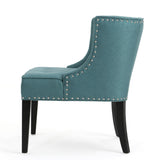 Christopher Knight Home® - Noble House - Adelina Contemporary Upholstered Accent Chair with Nailhead Trim