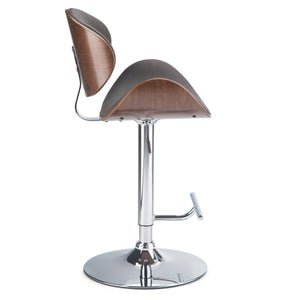 English Elm Marana - Stylish Adjustable Swivel Bar Stool In Distressed Brown For Modern Kitchens & Bars B136P158925
