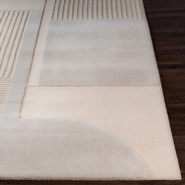 Livabliss Flux Belgium Woven Wool Blend Area Rug Medium Pile Minimalist Entryway Accent XUF1000-23