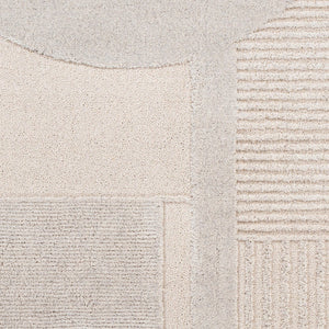 Livabliss Flux Belgium Woven Wool Blend Area Rug Medium Pile Minimalist Entryway Accent XUF1000-23