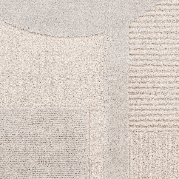 Livabliss Flux Belgium Woven Wool Blend Area Rug Medium Pile Minimalist Entryway Accent XUF1000-23