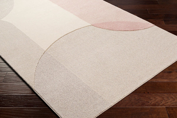 Livabliss Flux Geometric Machine Woven Wool Blend Rug for Modern and Transitional Interiors XUF1004-23