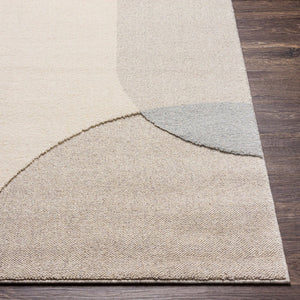 Livabliss Flux Geometric Machine Woven Wool Blend Rug for Modern and Transitional Interiors XUF1004-23