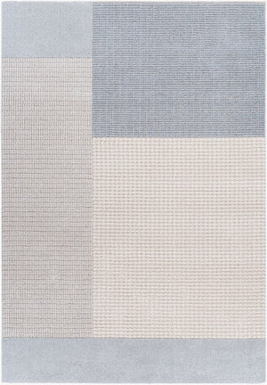 Livabliss Flux Belgian Woven Wool Blend Accent Rug for Entryway Bedroom Modern Spaces XUF1005-23
