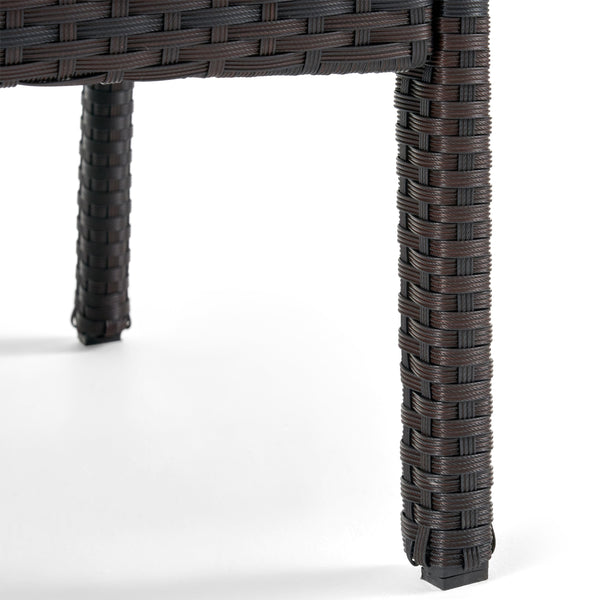 English Elm Christopher Knight Home® - HONOLULU Woven Rattan Club Chair Set — Durable PE Rattan & Iron Frame, Waterproof Fabric, Cozy Seating Brown+Tan 52918.00BRNMP2