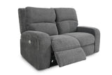 Parker House Parker Living Polaris - Bizmark Grey Power Reclining Loveseat Bizmark Grey 100% Polyester (W) MPOL#822PH-BIG