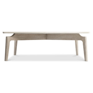 Bernhardt Bernhardt Aurora Square Cocktail Table With Honed Vasta Warm Shale Top & Teak Sea Oat Base - Outdoor Elegance X09022