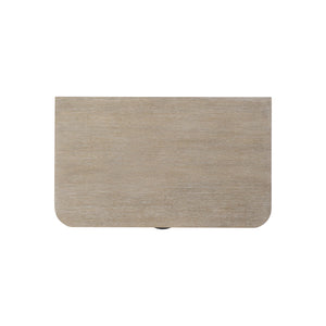 Bernhardt Bernhardt Loggia Three-Drawer Nightstand In Aria Oak With Fluted Fronts, Usb Charging, Stainless Pulls 345233