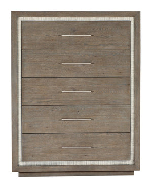 Hooker Furniture Serenity Coastal Five-Drawer Chest In Malibu Two-Tone Finish — Soft-Close Drawers, Cedar & Felt Liner 6350-90110-95