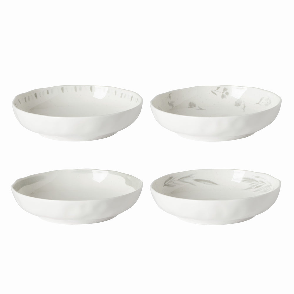 Lenox Oyster Bay Assorted Pasta Bowls, Set of 4 White, WHITE PORCELAIN 894232