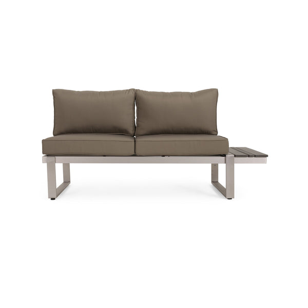 English Elm Christopher Knight Home® - Sterling Khaki Right Arm Sofa Seater - Stylish, Durable & Comfortable For Modern Living Spaces 68035.00GRY