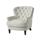 Christopher Knight Home® - Noble House - Tafton Ivory Fabric Club Chair