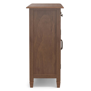 English Elm Connaught Solid Wood Entryway Storage Cabinet - Handcrafted British Colonial Design, Versatile & Stylish B136P158543