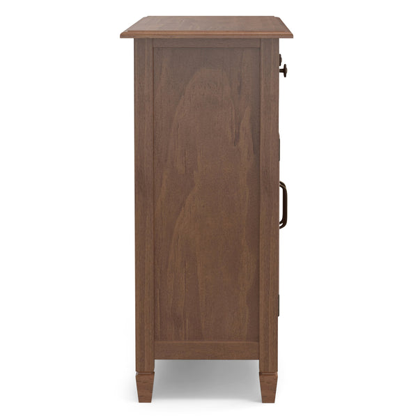 English Elm Connaught Solid Wood Entryway Storage Cabinet - Handcrafted British Colonial Design, Versatile & Stylish B136P158543