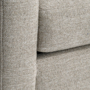 Bernhardt Bernhardt Keirnan Swivel Chair — Made-To-Order Fabric, Rolled Arms, Knife-Edge Cushions, 360° Base Durability P4362SA