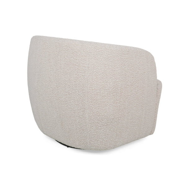 English Elm Christopher Knight Home® - Swivel Upholstered Accent Chair with Plush Fabric Comfort and 360° Rotation for Living Rooms Beige 74240.00