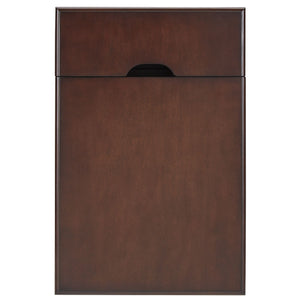 Homelegance By Top-Line Cerie 1-Drawer Side Table with Charging Station Espresso Wood