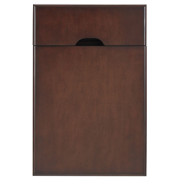 Homelegance By Top-Line Cerie 1-Drawer Side Table with Charging Station Espresso Wood