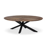 Nolan Crossed Leg Oval Dining Table