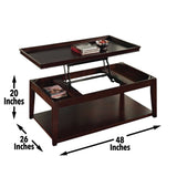 Steve Silver Clemson Lift Top Cocktail Table CL900C