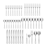 Lenox Oneida Juilliard 45 Piece Fine Flatware Set, Service for 8 Metallic, STAINLESS METAL 2273045AL20