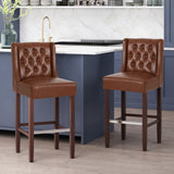 Christopher Knight Home® - Noble House - Bayliss Contemporary Wingback Barstools - Set of 2