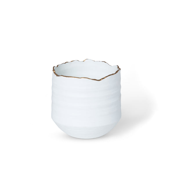 Gilded Organic Edge Pot, 5" ECL36011 Park Hill