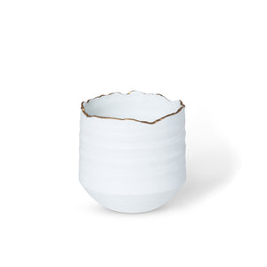 Gilded Organic Edge Pot, 5" ECL36011 Park Hill