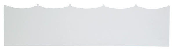 Hooker Furniture Melange Four-Door Entertainment Console In White Plaster With Light Blue Interior, Ventilated Power Hub 628-55015-02