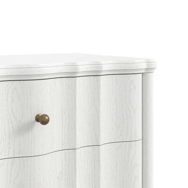 A.R.T. Furniture Haven Dresser - Timeless Cottage Design with Fluted Drawers and Ample Storage for Your Bedroom Elegance White 339130-2367