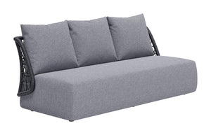 Mekan Sofa Gray 704023 Zuo Modern